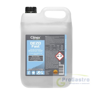 Clinex Dezofast 5L – profesjonalny płyn do dezynfekcji dużych powierzchni