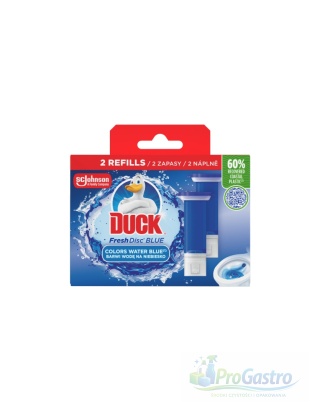 Duck Duo Fresh Discs Blue Lagoon żelowe krążki do WC zapas 2 × 36 ml