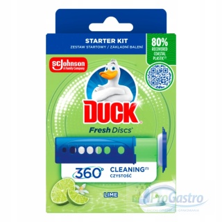 Duck Fresh Disc urządzenie + wkład Lime zestaw startowy 36 ml