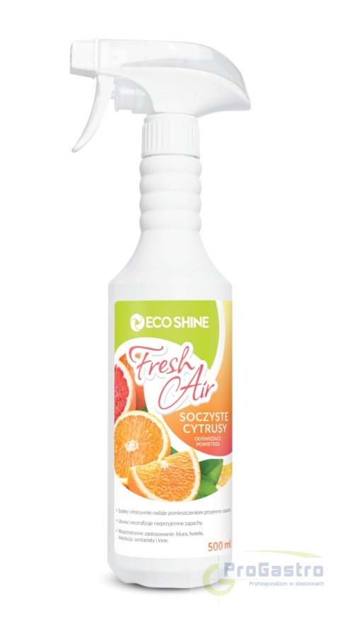 Eco Shine Fresh Air Soczyste Cytrusy odświeżacz powietrza 500 ml Eco Shine Fresh Air Soczyste Cytrusy odświeżacz powietrza 500 ml
