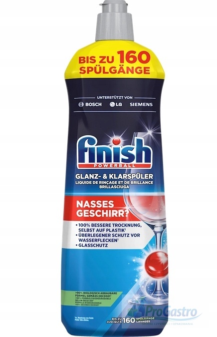 Finish płyn nabłyszczacz do zmywarki 800 ml Regular