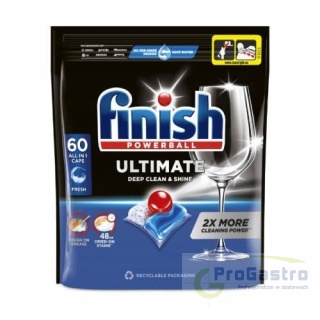 Kapsułki do zmywarki Finish Ultimate All in One 60 sztuk Regular