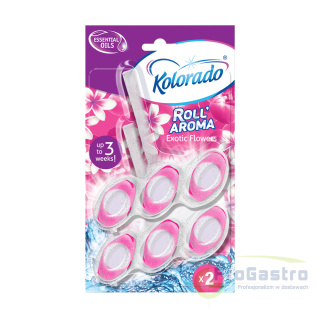 Kostka do WC Roll Aroma Cristal Exotic Flowers Duopack