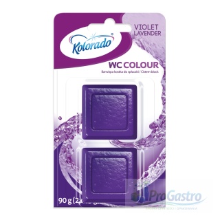 Kolorado WC Colour Lavender Violet A2 kostka do WC barwiąca wodę 2 × 45 g