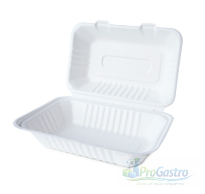 Menubox Półobiad z trzciny cukrowej 230x158x80 mm 50 sztuk EKO