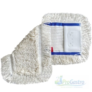 Mop nakładka Bawełna Pętelka 40 cm System DUO Kieszeń + Uszy