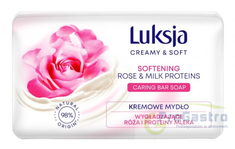 Mydło w kostce Luksja 90 g Rose Kremowe Mydło w kostce Luksja 90 g Rose Kremowe