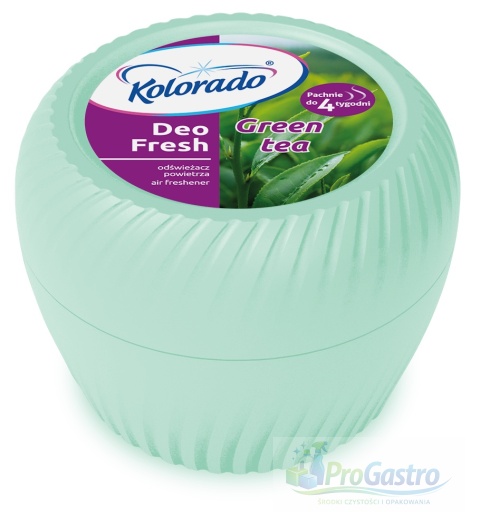 Kolorado Deo Fresh Green Tea odświeżacz powietrza w żelu 150 g zapach zielonej herbaty