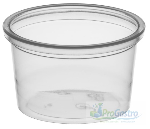 Pojemnik na sos 80 ml PP transparentny okrągły do dipów i dressingów