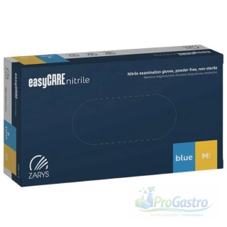 Rękawice nitrylowe niebieskie rozmiar M opakowanie 100 szt Zarys