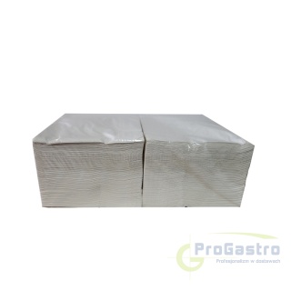 Serwetki papierowe białe 33x33 cm 2 warstwy 250 sztuk 1/4