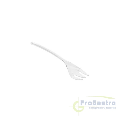 Widelczyki fingerfood 10 cm, przezroczyste, 50 sztuk – jednorazowe widelce do przekąsek