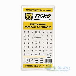 Woreczki HDPE 18x4x35 cm A700 atestowane