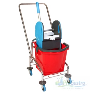 Wózek do sprzątania jednokomorowy 25 L z wyciskarką