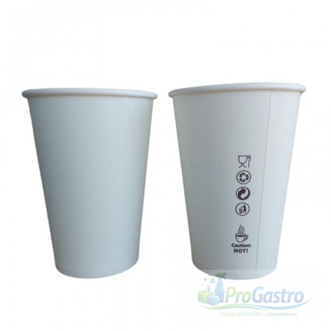 Kubki papierowe 420 ml bez opłaty SUP Love Nature